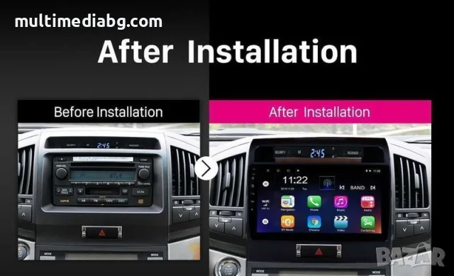 Toyota Land Criuser LC200 2008 - 2015 Мултимедия Навигация Android, снимка 2 - Аксесоари и консумативи - 51114870