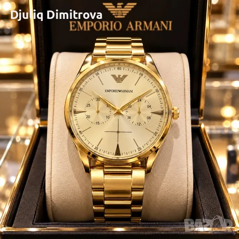 Emporio Armani Classic Chronograph – Златен часовник