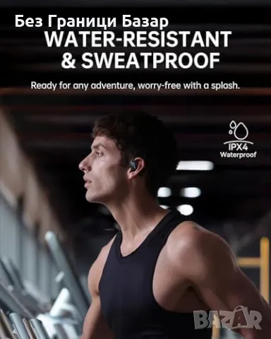 Нови Baseus Open-Ear слушалки, LDAC Hi-Res, 60H, AI микрофони за музика, снимка 8 - Слушалки и портативни колонки - 49548247