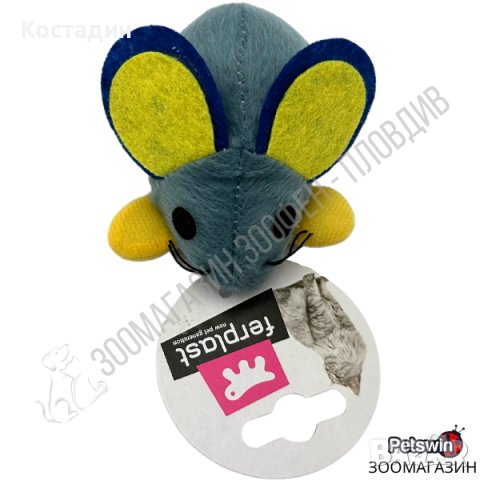 Играчка за Коте - Вибрираща мишка - 10см/11см/5.5см - Ferplast, снимка 2 - За котки - 40798019