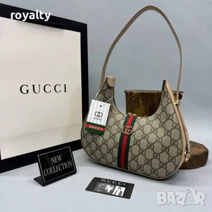 Gucci Нова Дамска Кожена Чанта Гучи Различни Цветове 