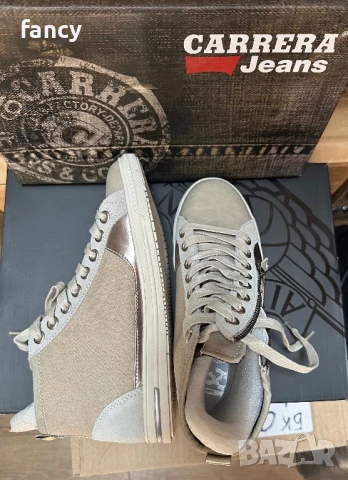 Бежови кецове Carrera Jeans, снимка 8 - Кецове - 50698713