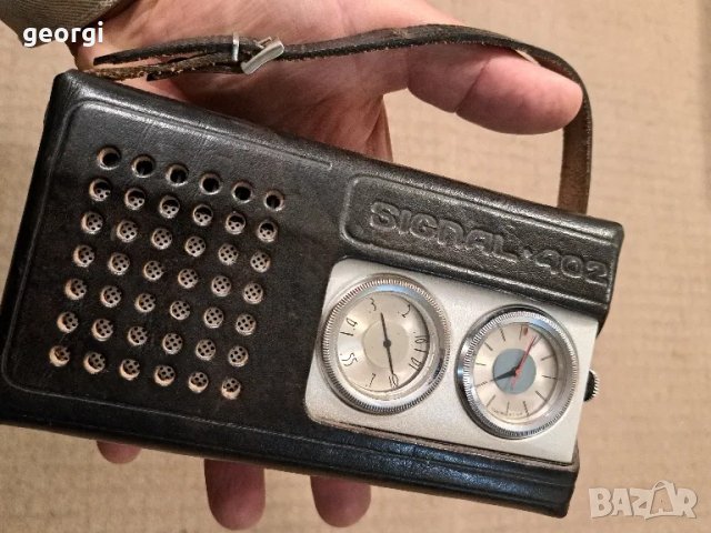 старо съветско радио транзистор Signal tento 402 , снимка 6 - Колекции - 47959633