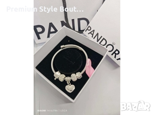 гривна тип Пандора от медицинска стомана 