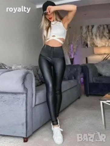 Оформящ кожен клин/панталон, снимка 4 - Спортни екипи - 48999309