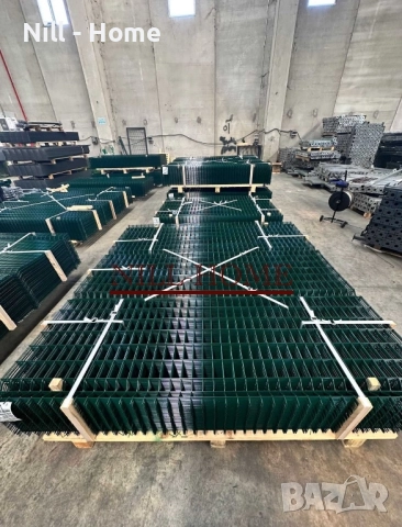 Поцинкована мрежа с декорация ( ИЗКУСТВЕНА ТРЕВА ) 4 мм. Тел / 40 мм. Око, снимка 14 - Огради и мрежи - 52303753