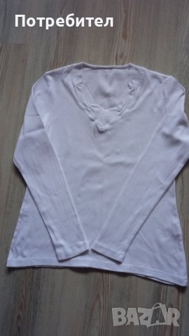 Нова памучна блуза с дълъг ръкав М-Л , снимка 2 - Тениски - 39460631