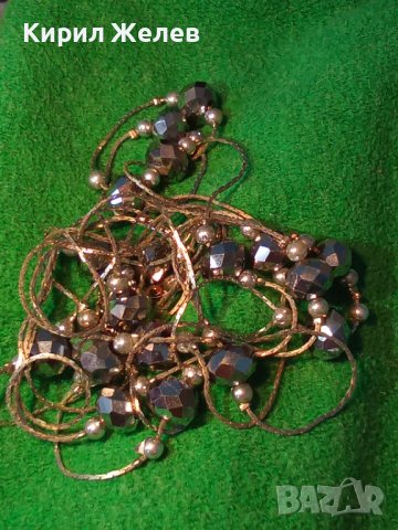 ШАРМАНТНО СРЕБРИСТО ВЕЧЕРНО ФЕШЪН АРТ КРИСТАЛНО КОЛИЕ 38644, снимка 3 - Колиета, медальони, синджири - 41648680