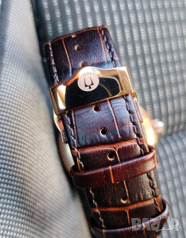 Перфектно състояние Bulova automatic 97A169, бартер, снимка 6 - Мъжки - 53099223