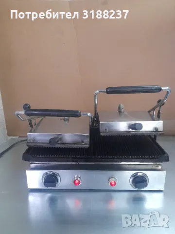 Професионалев двоен контактен грил/тостер преса, снимка 6 - Обзавеждане на кухня - 49337205