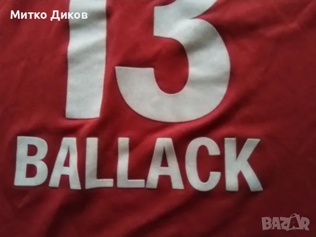 Байерн Мюнхен винтидж 2002г футболна тениска маркова на адидас №13 М.Балак размер 176см-М, снимка 13 - Футбол - 47307181