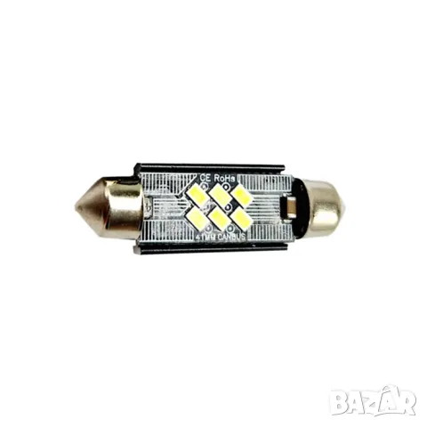 LED крушки софитни 41mm CANBUS 12V 2 броя, снимка 2 - Аксесоари и консумативи - 55864902