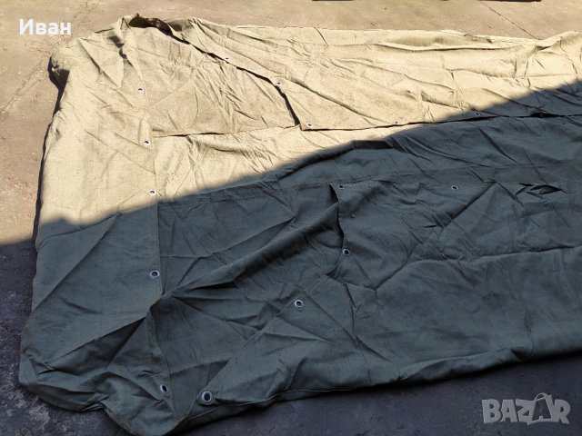 Брезент 3 броя за камион,бус,ремарке /военен/ , снимка 9 - Аксесоари и консумативи - 33856600