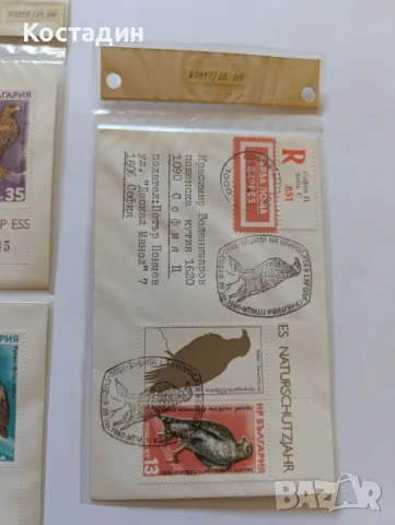 Пощенски пликове България защита на природата на Европа 1980, снимка 6 - Филателия - 48907522