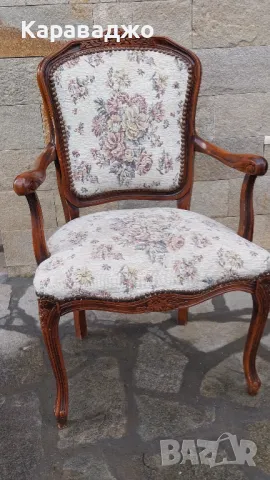 Кресло Рококо, снимка 5 - Столове - 48354404