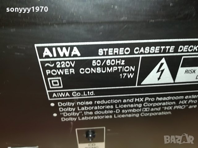 AIWA HX-PRO DECK-ВНОС SWISS 0703221936, снимка 16 - Декове - 36027199