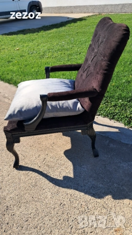 Винтидж голямо кресло, снимка 6 - Дивани и мека мебел - 52441378