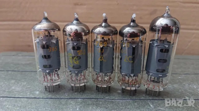 Радиолампи TESLA ECH81. , снимка 2 - Ресийвъри, усилватели, смесителни пултове - 48469773