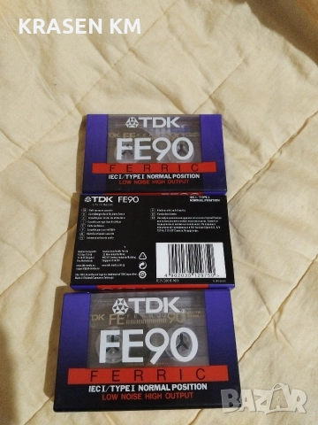 TDK FE 90., снимка 2 - Аудио касети - 52878174