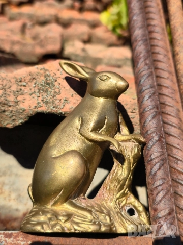 Бронзов Заек, снимка 5 - Декорация за дома - 52181256