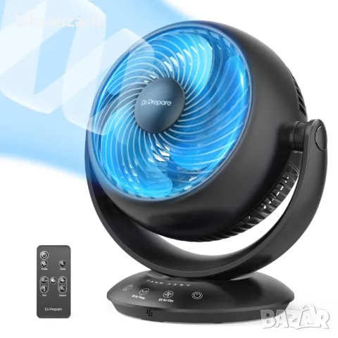 Настолен вентилатор DR.PREPARE, тих 25 dB   3 скорости НОВ, снимка 1