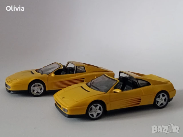 Ferrari F40, Testarossa Ferrari 348ts , 1:43 Отаваряеми елементи, снимка 9 - Колекции - 51138252