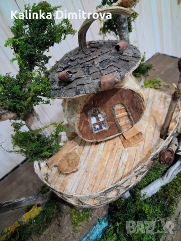 Къщичка на дърво,изработена само с естествени материали., снимка 11 - Други стоки за дома - 52313644