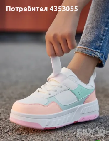 Детски маратонки с колелца, обувки с колелца, ролер обувки - НОВИ - Различна номерация, снимка 4 - Детски маратонки - 49605207