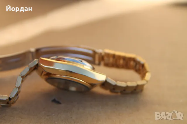 Дамски позлатен Японски часовник ''Seiko 5'' автомат  , снимка 9 - Дамски - 47593942