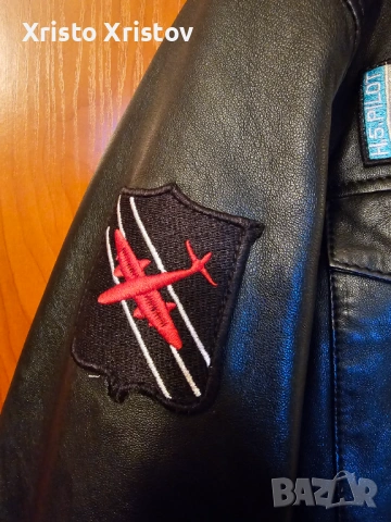 Мъжко кожено яке TOP GUN, снимка 3 - Якета - 53073441