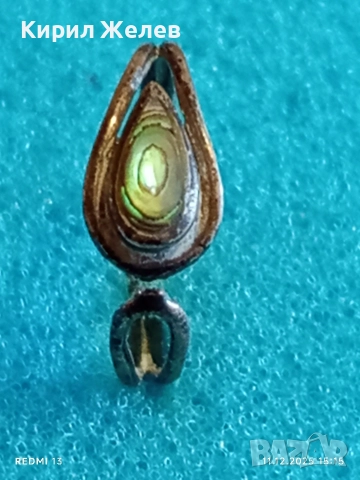 Винтидж авторски сребърен пръстен с седеф ръчна изработка 52425, снимка 5 - Пръстени - 52736531