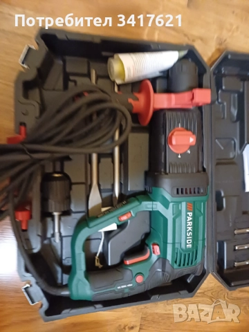 Перфоратор Parkside, снимка 5 - Бормашини - 52887162