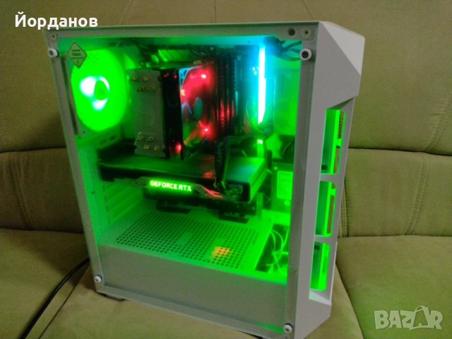 Гейм компютър Intel i7-8700/32gb.ram./500gb.ssd./1tb.hdd./RTX 2080 8gb. Founders, снимка 10 - Геймърски - 52592395