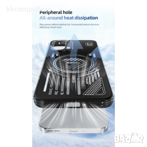 Магнитен Калъф ABEEL за OnePlus 15R 5G / Ace 6T 5G / Ace 6 5G - N52 магнит, Алуминиева сплав, PC+TPU, снимка 10 - Калъфи, кейсове - 53371794