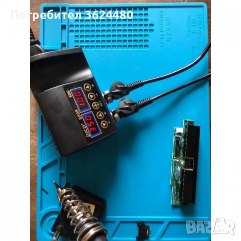 8858 Поялна станция с горещ въздух, комбинирана с поялник, снимка 2 - Поялници и запояване - 34503683