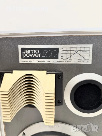 🔉Ретро аудио тонколони JAMO POWER 100A - 60-110W - 4-8 ома🔉, снимка 4 - Тонколони - 52264235