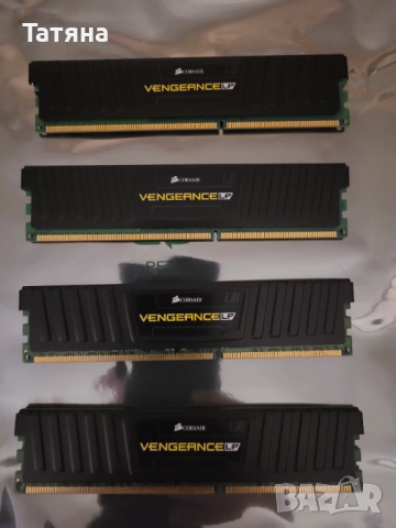 РАМ памет Corsair Vengeance Low Profile 4GB, DIMM, DDR3, 1600MHz, снимка 4 - RAM памет - 52463694
