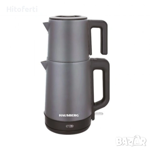 Електрически уред за турски чай HAUSBERG HB-3636, снимка 2 - Кани - 53611577