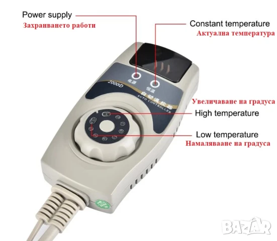3D Турмалинов Масажор Нефритена Масажна Нагревателна Подложка Инфрачервена Терапия за Кръста и Гърба, снимка 5 - Масажори - 51104998