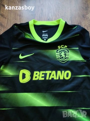 NIKE Sporting Lisbon 22-23 Away Kit Released - мъжка футболна тениска С, снимка 10 - Тениски - 53167345