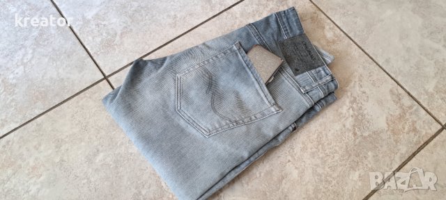 jack&jones intelligence размер 32 мъжки дънки slim fit tim вталени леко ластични мише сиво 