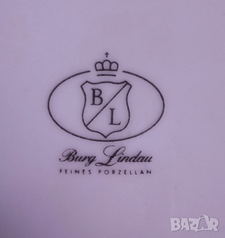 2 купички с рози и златен кант - Burg Lindau, снимка 6 - Чинии - 52430844