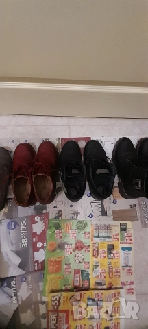 Естествена кожа кубинки и обувки, Декатлон, снимка 2 - Дамски ежедневни обувки - 52737457