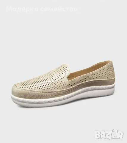 Дамски ежедневни обувки в златисто