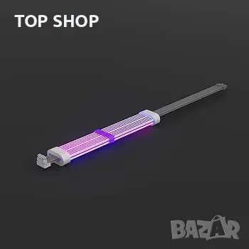 Sirlyr 12VHPWR RGB кабел, PCIE 5.0 RGB кабели, 16-пинов GPU ARGB удължител, снимка 3 - Друга електроника - 48737833