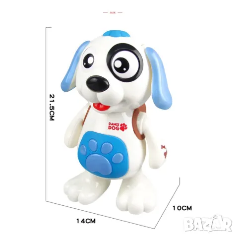 Роботизирана играчка Musical Dancing Dog Танцуващо музикално куче, снимка 3 - Музикални играчки - 48324548