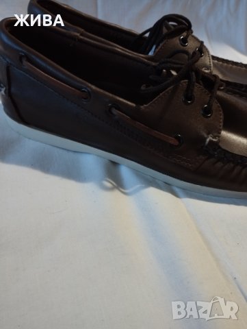 BECKMANN ЕСТЕСТВМЕНА КОЖА мъжки мокасини, цвят тъмен шоколад, снимка 8 - Мокасини - 41682808