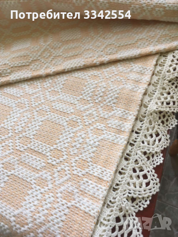 ПОКРИВКА ЗА СПАЛНЯ ЛЕГЛО НАВОТКА ПАМУК ДАНТЕЛА-210 Х 180 СМ, снимка 2 - Покривки за легло - 36283686