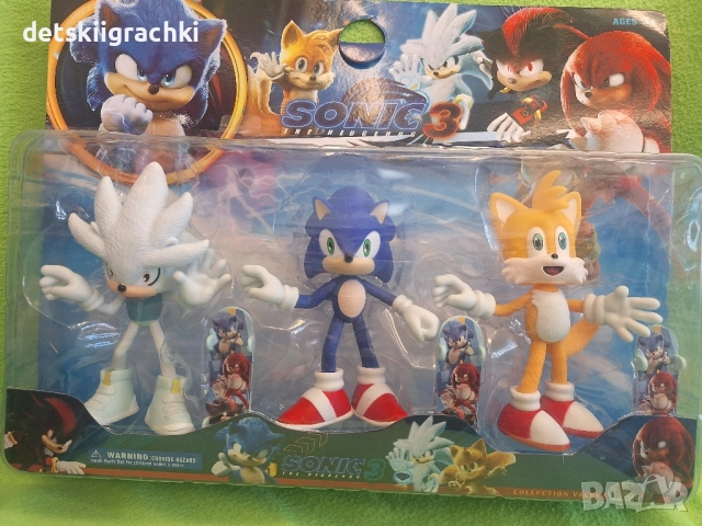 Комплекти с фигурки на Соник, снимка 5 - Фигурки - 52342597