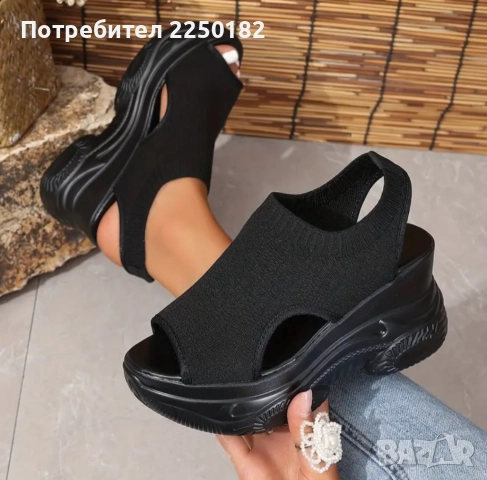 Дамски сандали на платформа!, снимка 3 - Сандали - 52248886